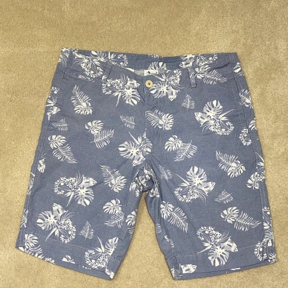 Camargue 100% Cotton Men's Tropical Print Shorts Size 48 - Picture 1 of 10